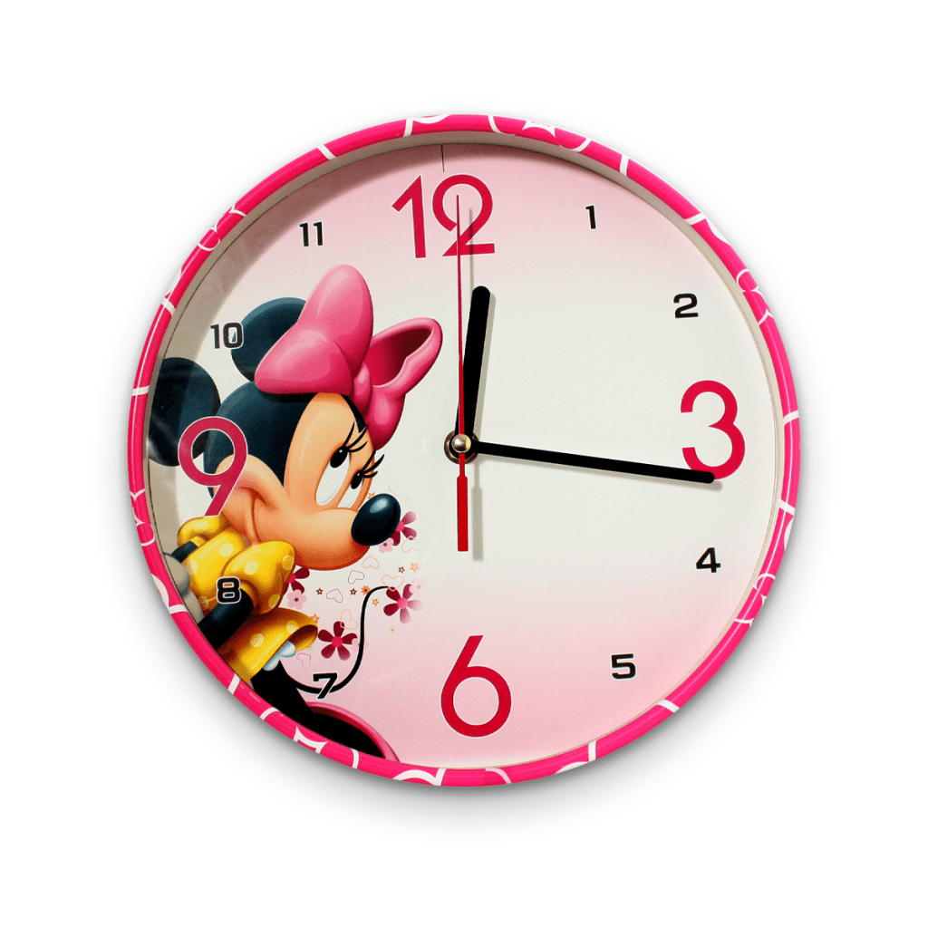 Buy Minnie The Mouse Character Clock in Barbados | Fashionation