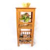 Three Shelf Wooden Stand - Image 2