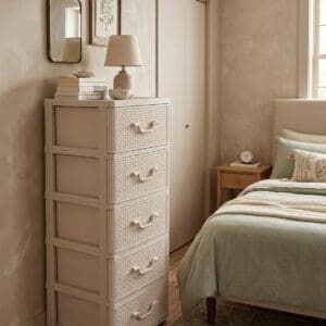5-Drawer Plastic Storage Dresser