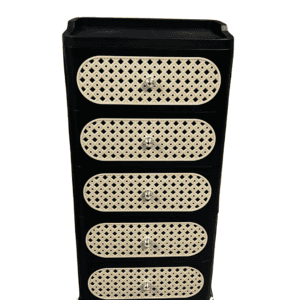 5-Drawer Rattan Chest of Drawers