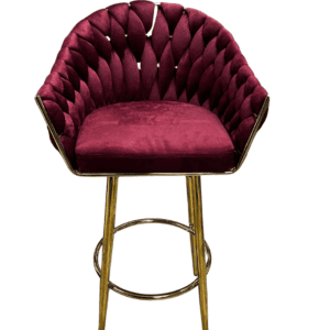 Velvelt Bar Stool