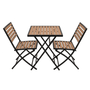3-Piece Outdoor Folding Bistro Set