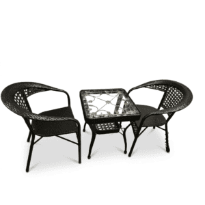 3-Piece Rattan Bistro Set