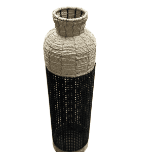 Two-Tone Woven Vase