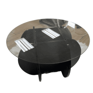 Modern Round Glass Coffee Table