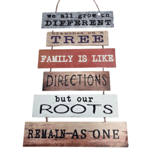 Family Tree Wooden Wall Hanging