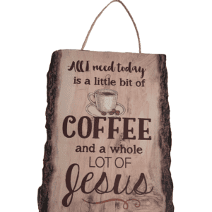 Wooden Coffee Wall Hanging
