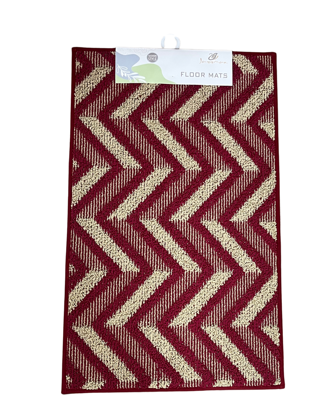 Geometric Textured Loop Non-Slip Floor Mat
