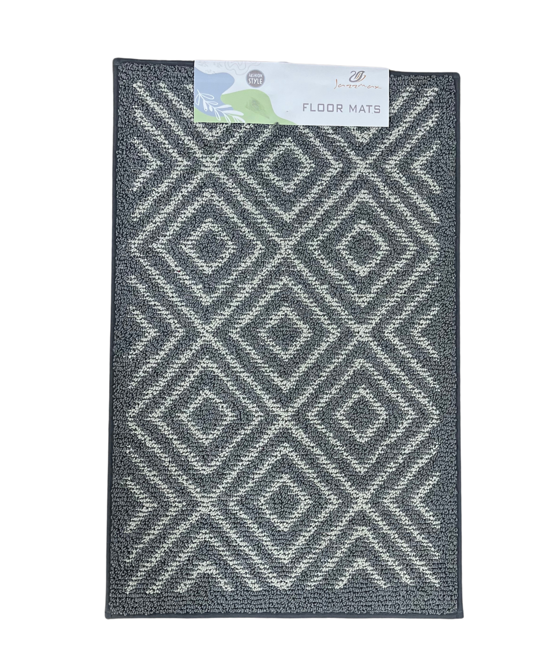 Geometric Textured Loop Non-Slip Floor Mat - Image 3