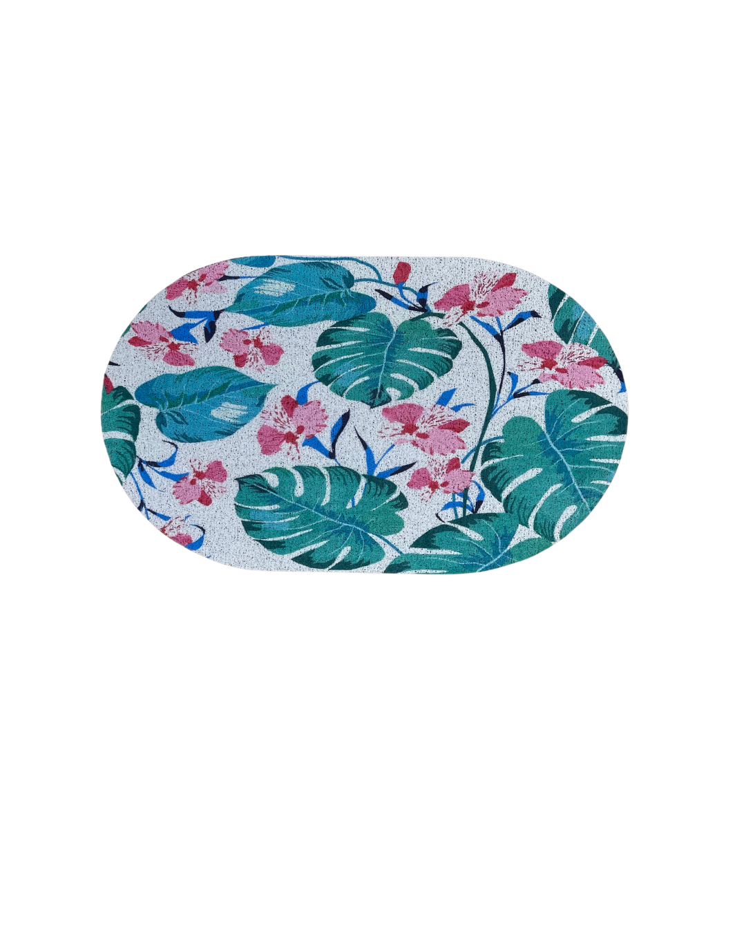 Artistic Printed Oval Entryway & Floor Mat - Image 3