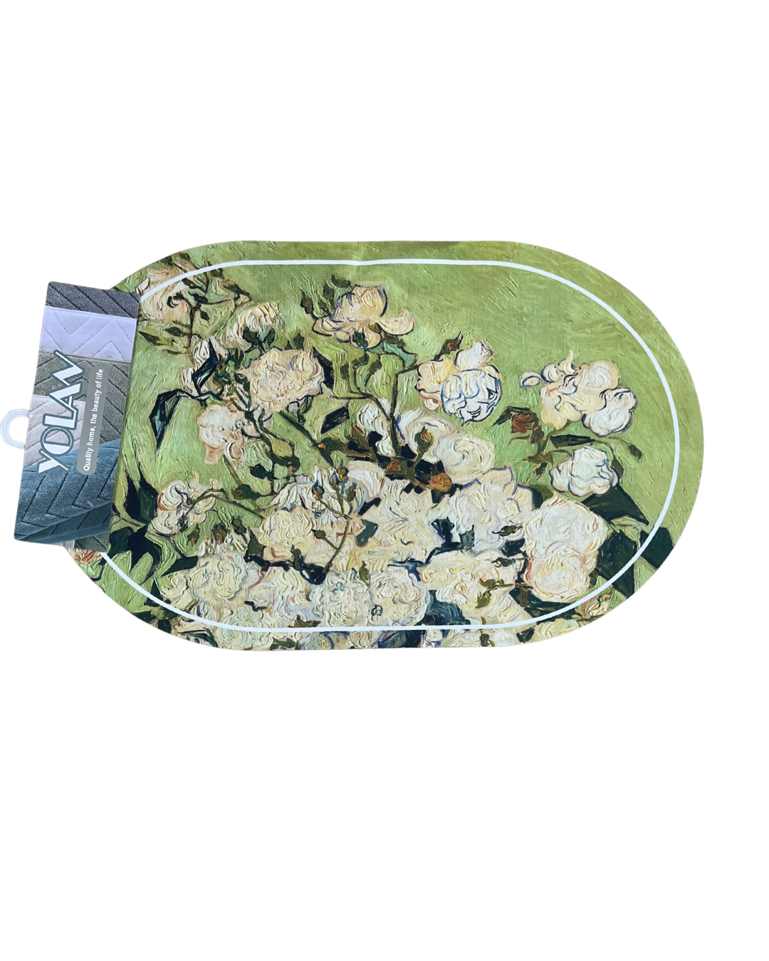Artistic Printed Oval Entryway & Floor Mat - Image 11