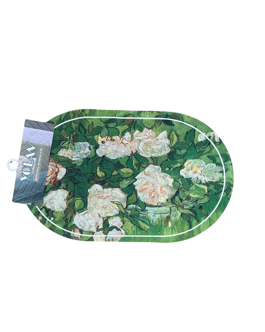 Artistic Printed Oval Entryway & Floor Mat - Image 10