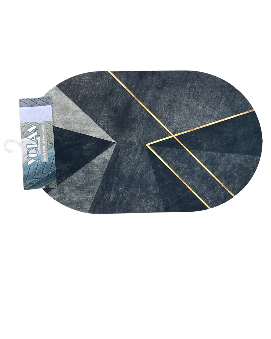 Artistic Printed Oval Entryway & Floor Mat - Image 7