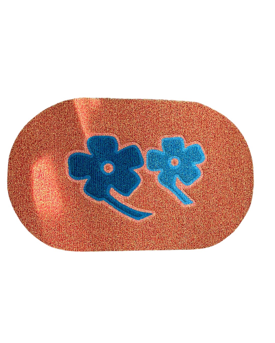 Floral Spaghetti Loop Coil Dirt-Trapper Doormat - Image 2