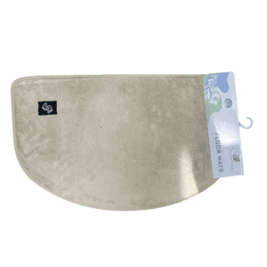 Half-Moon Semi-Circle Velvet Memory Foam Non-Slip Bath & Door Mat