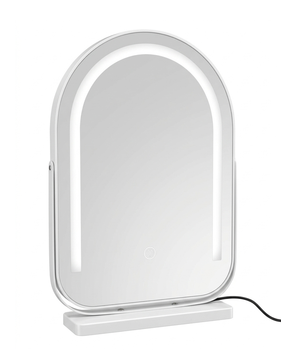 LED Illuminated Tabletop Vanity Mirror with Smart Touch Control