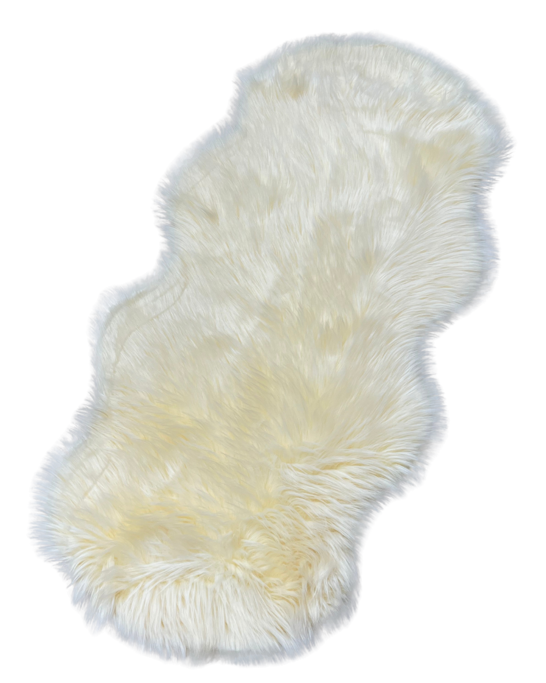 Luxury Soft Faux Sheepskin Pelt Accent Rug - Image 2