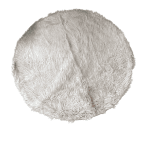 Round Fluffy Area Rug