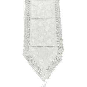 Elegant Embroidered Floral Table Runner