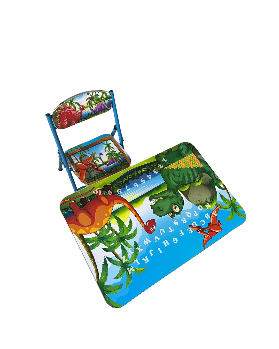 Kids Folding Study Table and Chair Set - Image 2