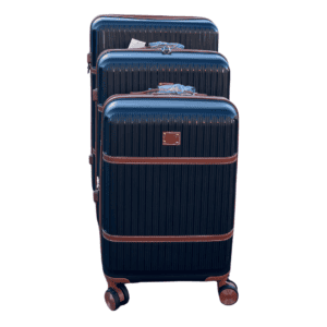Large Checked Hardside Suitcase